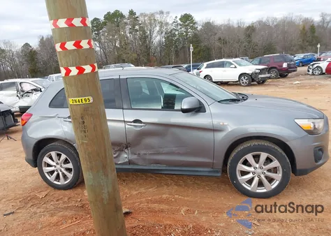 2015 Mitsubishi Outlander Sport Es from USA, damaged, VIN 4A4AP3AWXFE046377